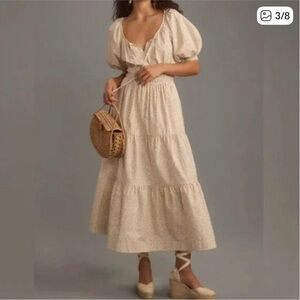 Anthropologie Puff Sleeve, Somerset Dress